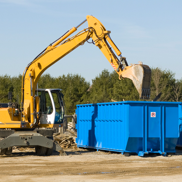 what are the rental fees for a residential dumpster in Etowah